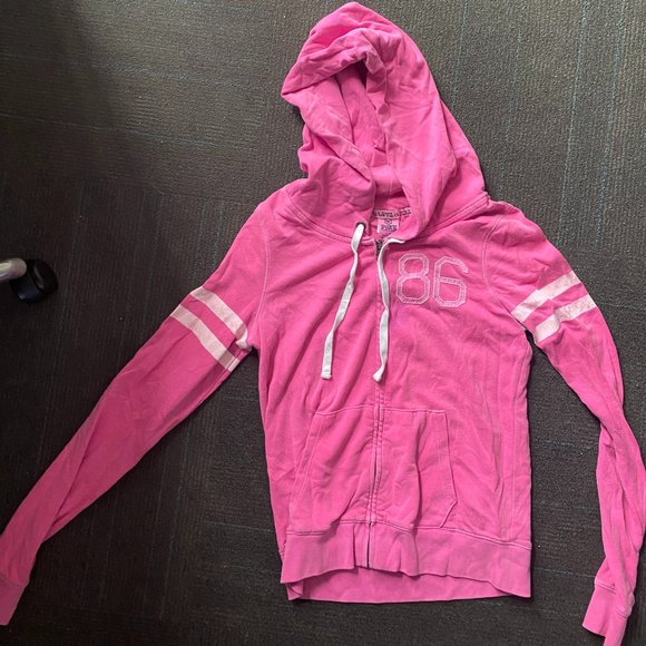 PINK 86 Sweatshirt- Zip Down Hoodie - Picture 1 of 5